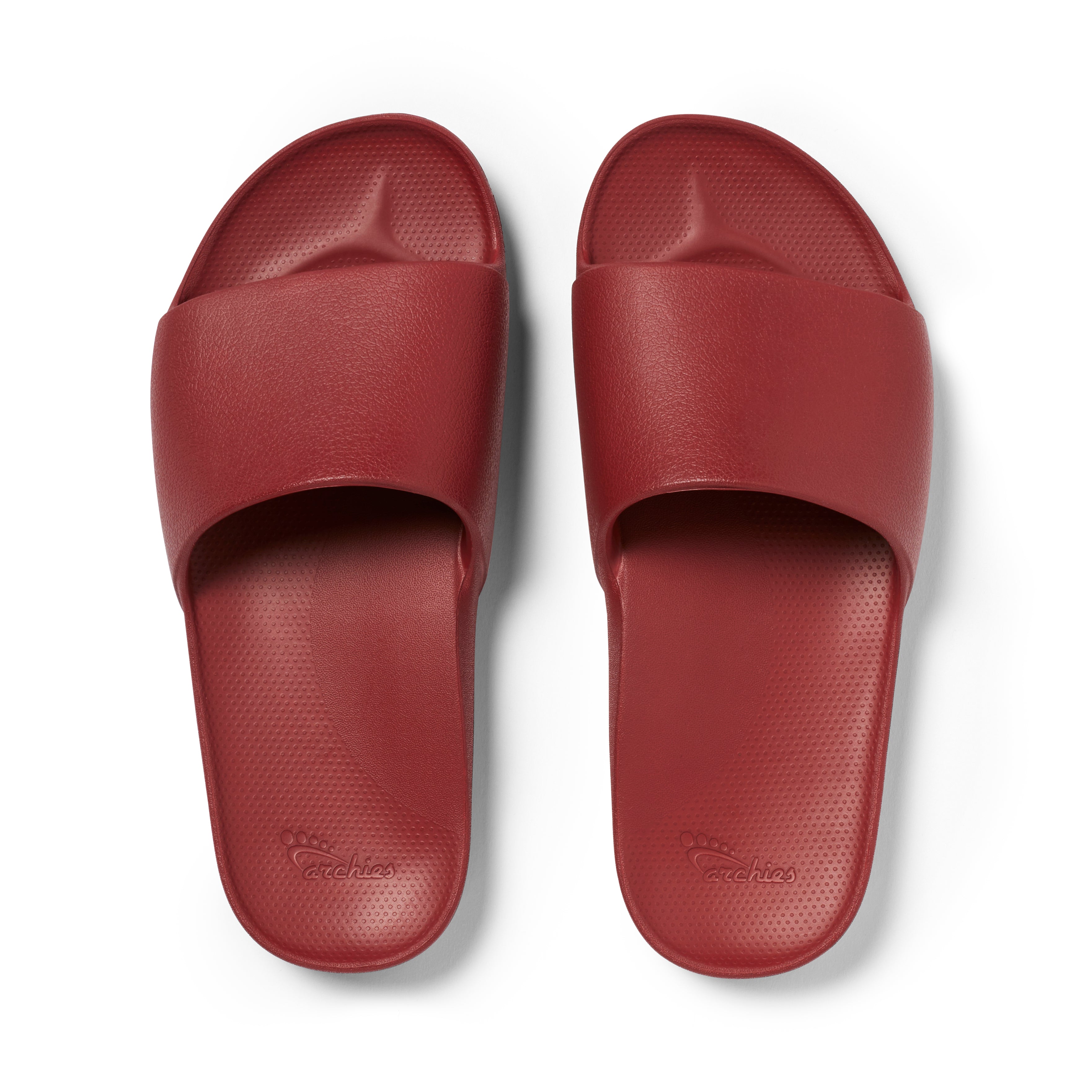 Arch Support Slides - Classic - Sangria Red 