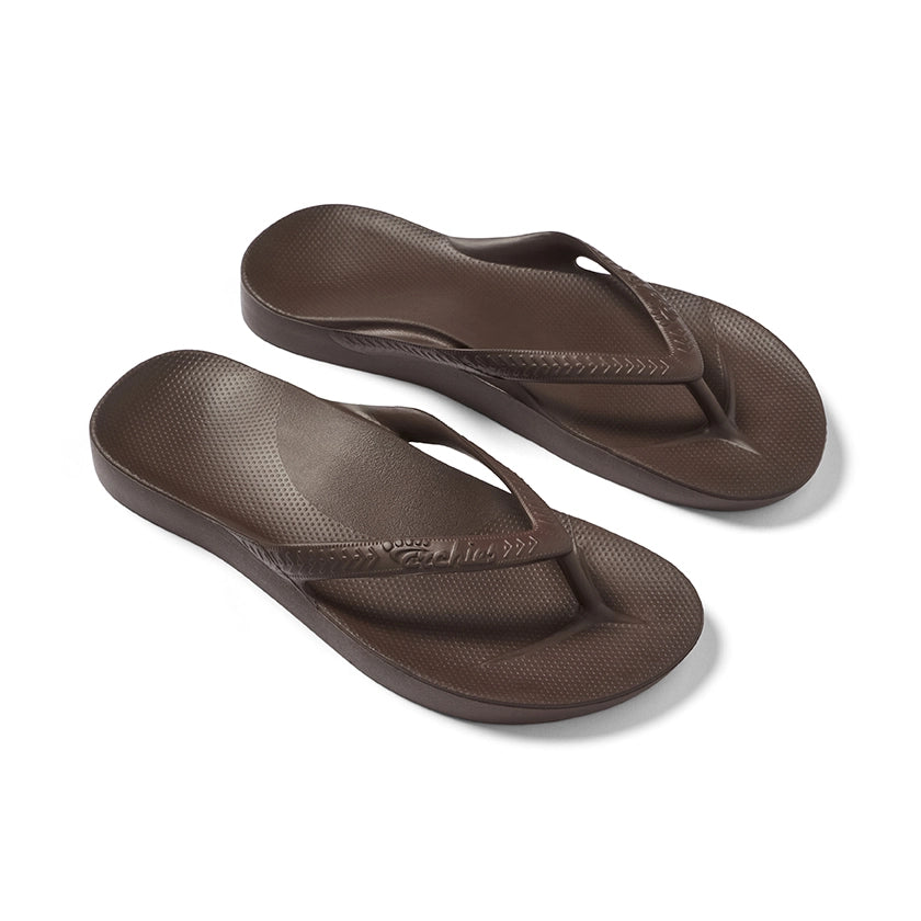  Arch Support Flip Flops - Classic - Brown 