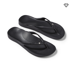 Archies Flip Flops – Kristall – Schwarz