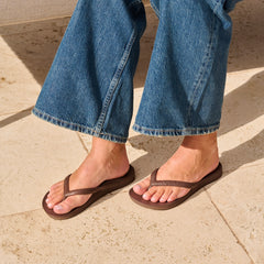 Arch Support Flip Flops - Classic - Brown